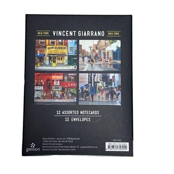 Vincent Giarrano Note Cards New York - Picture 2 of 6